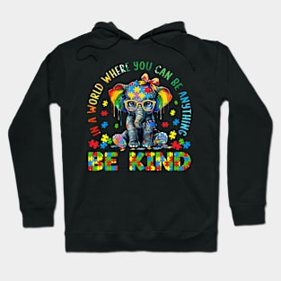 In A World Where You Can Be Anything Be Kind Hoodie